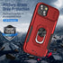 Case for iPhone 15 Plus Phone Case iPhone 15 Plus Case with Kickstand Ring Holder, with Camera Cover, with Magnetic Car Mount Function, for iPhone...