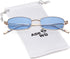 ADE WU Small Narrow Rectangle Sunglasses Womens Mens Retro Y2k 80s 90s UV400 Sunnies...