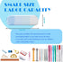 Pencil Case,Colorful Silicone Waterproof Pencil Pouch Aesthetic Lightweight&Portable Pen Bag Stylish Small Office Supplies for Adults,Women and Me...