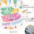 Happy Birthday Backdrop Painting Let's Put The Art in Party Background for Photography Dress for a Mess Splatter Paint Birthday Party Decoration S...