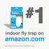 Safer Home SH502 Indoor Plug-In Fly Trap for Flies, Fruit Flies, Moths, Gnats, and Other Flying Insects – 400 Sq Ft of Protection...