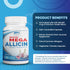 100% Pure Stabilized Allicin from Garlic Odor-Controlled | 180,000mcg (180mg) Vegetarian (vCAPS) Non-GMO, Gluten-Free | Derived from Allium Sativu...