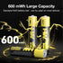 HW Rechargeable Li-ion AAA Battery, Li-ion USB Rechargeable AAA Battery Constant Output 1.5V, 1 Hour Fast Charge with USB Cable,1000 Cycles Charge...