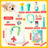 Veterinarian Kit for Kids, Pretend Play Doctor Set with Dog Toy, Tote Bag, Stethoscope Toy, Pet Vet Playset for Kids Ages 3+...