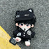 niannyyhouse 20cm Plush Doll Clothes Hat Coat Shirt Pants Backpack Glasses Black Cat Set 8in Doll Accessories Dress Up...