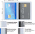SET OF 2 Wallet Inserts Replacement 6 Page Card Holder for Bifold or Trifolds Wallet...