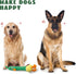 Nocciola 2 in 1 Duck Dog Toy with a Large Rubber Squeaker - Durable Stuffed Squeaky Chew Toys for Aggressive Chewers...
