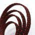30ft PET Expandable Sleeving Wire Cable Sleeve (1/6", Red&Black)...