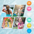 4Pcs Reusable Water Balloons Refillable Water Balloons Quick Fill Self-Sealing Soft Silicone Water Bombs Splash Balls for Fun Outdoor Water Fight ...