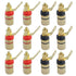 Antrader 12pcs Gold Plated Speaker Terminal Binding Post 4mm Banana Plug Socket Connector (6Black+6Red)...