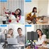 4"-12.9" Tablet Phone Mount for Tripod, Universal Tripod Mount Adapter for Cell Phone Pad Kindle, Tablet Tripod Mount with 1/4" Screw, Compatible ...