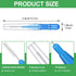 350 Pieces Interdental Brush Tooth Floss Tooth Cleaning Tool Toothpick Dental Tooth Flossing Head Oral Dental Flosser Teeth Soft Dental Picks Refi...