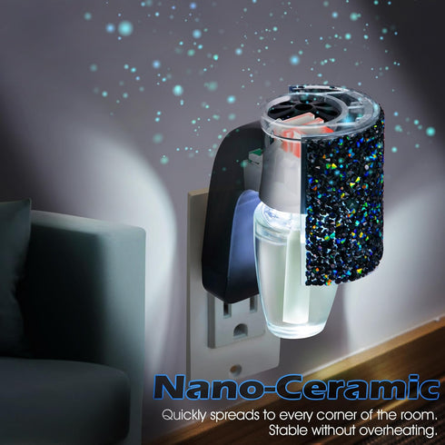 Wall Fragrance Plug in with Night Light, Compatible with Bath & Body Works WallFlower Fragrance, Wall Plug Essential Oil Diffuser with Nightlight ...