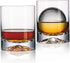 JBHO Hand Blown Crystal Double Old Fashioned Cocktail, Solid Whiskey Glasses, Rocks Glasses, Lowball Glasses - 12 Ounce - set of 2 - Perfect Size ...