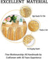 ShinyBeauty Sequin Tablecloth-Gold Sequin Table Overlay and Sequin Tablecloth/Linen for Wedding/Party/Event/Decoration-Gold (36inx36in)...