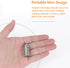 Titanium Keychain Pill Holder Container,Waterproof Portable Pill Box Case for Purse or Pocket, Pill Fob Medicine Organizer for Outdoor Travel Camp...