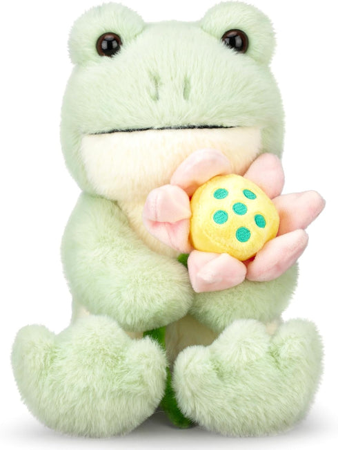IKASA Frog Stuffed Animals Plush Toys,13.5" Cute Plushie Soft Small Fluffly Cuddly Toy, Gifts for Family Kids Girls Boys...