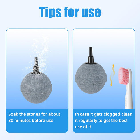 AQUANEAT Air Stones for Ponds 2 Inch,Aquarium Air Stones, Long Lasting Aerator Oxygen Diffuser Airstone, Air Pump Accessories for Aquariums, Fish ...