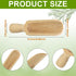 2 Pcs Wooden Spoons, 5.5 In Natural Beech Wood Bath Salt Scoop, Spice Spoons, Multipurpose Spoon Set for Coffee Spoons, Sugar Scrubs, Spices, Bath...