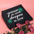 JXGZSO Funny Weed Makeup Bag With Zipper Gifts For Women Might Be Makeup Might Be Weed Cosmetic Bag (Weed Black)...