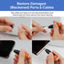 12 in 1 iPhone Cleaning Kit for Charging Port Cleaner,Phone Cleaning Kit for iPhone/Airpod/iPad/Charge Port Cleaning Tool,Safely Clean Lightning C...