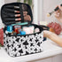 Gothic Mushroom Makeup Bag Large Opening Design Makeup Bag Cosmetic Organizer Storage Case Makeup Organizer Bag for Travel with Makeup Brushes Com...