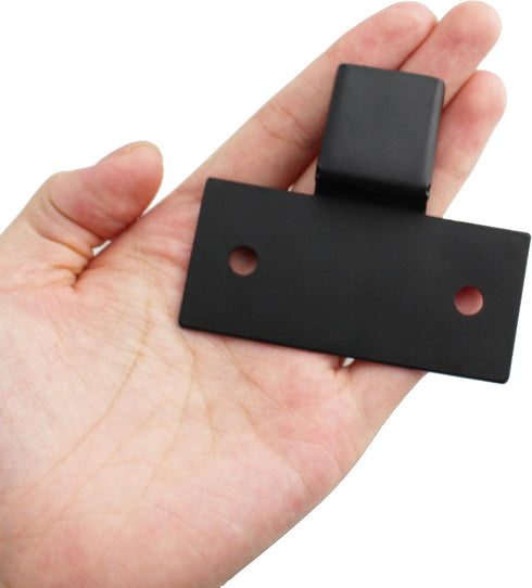 2Sets Hanging Speaker Bracket Universal Metallic Wall Mount Iron Hook Hanger Plate Connector Wall Mount Iron Hook Hanger Plate Connector with Moun...