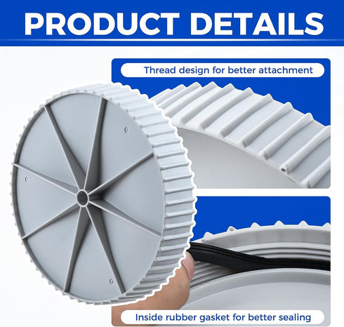 Conversion Kit for Skimmer Pump Compatible with Summer Waves SFX1000 SFX1500 SFX600 SFX1500S, Convert to Sand Pump Compatible Equipment...