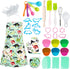 TEUVO Kids Baking Chef Set 35 Pcs with Dinosaur Apron and Mitt, Cooking Chef Dress Up Role Play Kitchen Toys Set for Kids Aged 3 4 5 6 7 8...
