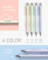 Nicpro 8PCS Pastel Mechanical Pencil 0.5 & 0.7 mm, Cute Fast Click Mechanical Pencils Set with 8 Tubes HB Lead Refills, Erasers for Drafting, Scho...