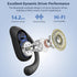 True Open Ear Headphones, Bluetooth Headphones 5.3 Sports with Smart Digital Display, 36H Playtime, IP54 Waterproof, Wireless Earbuds Lightweight ...