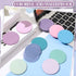 500 Sheets Transparent Sticky Notes Round Translucent Sticky Notes Sticky Tabs Colorful Page Flags Stickers Clear Book Markers Bible Journaling Of...