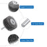 uxcell 2PCS Wire Wheel Brush for Drill Attachment 2" Carbon Steel Wire for Cleaning Removal Rust Stripping Corrosion...