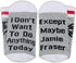 GJTIM 2PAIRS TV show Inspired Novelty Crew Socks Fans Gift Merchandise...