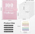 100 Envelope Challenge Binder,Savings Challenge Book - Easy & Fun Way to Save $5,050 Challenge Book Savings Challenges Budget Book Binder with Cas...