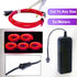 Ourbest EL Wire Lights Battery Powered, Wearable Led Wire Lights 5in1 neon String Light,DIY neon Sign kit Stay/Slow/Fast Flash Party Decoration 1M...