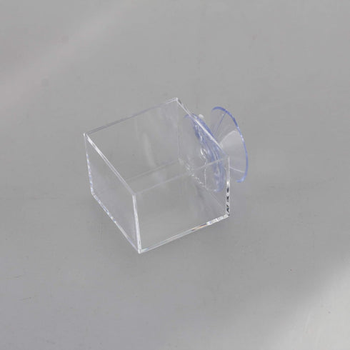 crapelles 4pcs mini insect water dish, Transparent and harmless plastic, small reptile feeding feeder, crickets pet worm cups spider gecko Butterf...