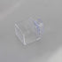 crapelles 4pcs mini insect water dish, Transparent and harmless plastic, small reptile feeding feeder, crickets pet worm cups spider gecko Butterf...