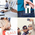 Removable and Reusable Cell Phone Grip Strap, Yetaida Telescopic Finger Kickstand Bracket Universal Silicone Phone Holder Stand and Portable Finge...