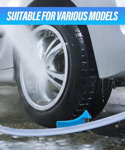 4 Pcs Car Hose Guide,Tire Hose Roller for Car Washing,Car Wheel Rolling System Tool,Car Plastic Wash Tool to Preventing Stucking and Snagging Unde...