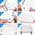 Ipetboom Office Practice White Embryo DIY Crafts Sublimation Blank Chair Decor Table Ornament DIY Chair Craft Sublimation Photo Bench Sublimation ...