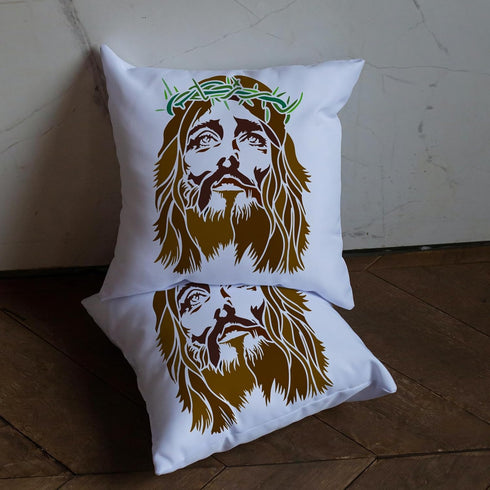 FINGERINSPIRE Crown of Thorns of Jesus Christ Painting Stencil 11.8x11.8 inch Reusable Christ Jesus Drawing Template Religious Theme Craft Stencil...