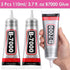 3 PCS 110ML B-7000 Clear Glue for Rhinestones, DIY B7000 Adhesive Crafts Glue Multipurpose Super Adhesive Industrial Bonding Glue for Fabric Gem S...