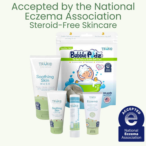 TruKid Kids Body Wash – Natural, Unscented Face, Body & Hand Wash for Sensitive Skin - NEA-Accepted for Eczema – Dermatologist Tested, Non-Toxic, ...