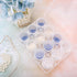 Segbeauty Gem Organizer Box, Clear Bead Container 12 Compartments with Secure Lids, Empty Plastic Display Case Jewelry Organizer Transparent Nail ...