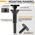 Cut-Off Wheel Mounting Mandrel Holder 3/8" & 1/4" Arbor Hole with 1/4" Shaft Stem for Die Grinder Accessories Drill Rotary Tool(1Pack)...