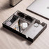 Mens Valet Tray for Nightstand Bedside and Entry Table Faux Leather Catchall Tray for Phone,Watch,Glasses,Wallet,Jewelry and Keys Dresser Organize...