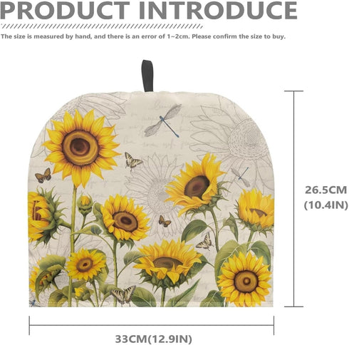 Sunflower Tea Cozy for Teapot Insulated Dragonfly Tea Cosy for Teapot Butterfly Tea Cozies Kettle Quilt Table Hotel Tea Party Restaurant...