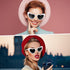 Heart Shaped Sunglasses For Women Vintage Love Retro Sun Glasses Clout Goggle Wedding Bride Sunglasses UV400...