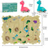Puzzle Racer Kids Car Track Set with 2 Dino Cars, Kids Toys Boys 3-5, Toys for 2 3 4 5 6 Year Old Boys, Toys for Ages 2-4 Boys, Car Tracks for Tod...